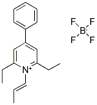 N-PROPYL-1-ENE-2,6-DIETHYL-4-PHENYLPYRIDINIUM TETRAFLUOROBORATE 结构式