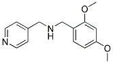 (2,4-DIMETHOXY-BENZYL)-PYRIDIN-4-YLMETHYL-AMINE 结构式