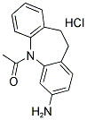 1-(3-AMINO-10,11-DIHYDRO-DIBENZO[B,F]-AZEPIN-5-YL)-ETHANONE HYDROCHLORIDE 结构式