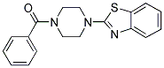 [4-(1,3-BENZOTHIAZOL-2-YL)PIPERAZINO](PHENYL)METHANONE 结构式