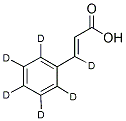 TRANS-CINNAMIC-BETA,2,3,4,5,6-D6 ACID 结构式