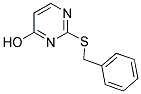 2-(BENZYLMERCAPTO)-4-HYDROXYPYRIMIDINE 结构式