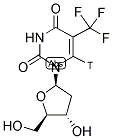 5-TRIFLUOROMETHYL 2'-DEOXYURIDINE, [6-3H]- 结构式