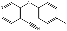 3-[(4-METHYLPHENYL)SULFANYL]ISONICOTINONITRILE 结构式