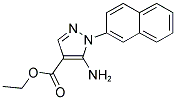 Ethyl 5-amino-1-(2-naphthyl)-1H-pyrazole-4-carboxylate 结构式