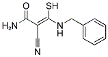 3-(Benzylamino)-2-cyano-3-sulfanylacrylamide 结构式