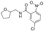 5-CHLORO-2-NITRO-N-(TETRAHYDRO-2-FURANYLMETHYL)BENZENECARBOXAMIDE 结构式