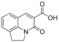 4-OXO-1,2-DIHYDRO-4H-PYRROLO[3,2,1-IJ]QUINOLINE-5-CARBOXYLIC ACID 结构式