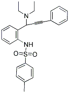 N-(2-(1-(DIETHYLAMINO)-3-PHENYLPROP-2-YNYL)PHENYL)-4-METHYLBENZENESULFONAMIDE 结构式