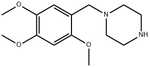 1-（2,4,5-三甲氧基-苄基）-哌嗪 结构式