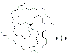四(十六烷基)四氟硼酸铵 结构式