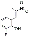 (3-FLUORO-2-HYDROXYPHENYL)-2-NITROPROPENE 结构式