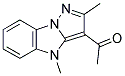 1-(2,4-DIMETHYL-4H-PYRAZOLO[1,5-A]BENZIMIDAZOL-3-YL)ETHANONE 结构式