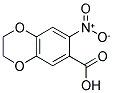 7-NITRO-2,3-DIHYDRO-1,4-BENZODIOXINE-6-CARBOXYLIC ACID 结构式