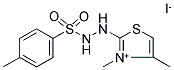 3,4-DIMETHYL-2-(2-[(4-METHYLPHENYL)SULFONYL]HYDRAZINO)-1,3-THIAZOL-3-IUM IODIDE 结构式