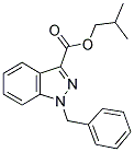 1-BENZYL-1H-INDAZOLE 3-CARBONIC ACID ISOBUTYL ESTER 结构式