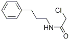 2-CHLORO-N-(3-PHENYL-PROPYL)-ACETAMIDE 结构式