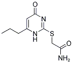 2-[(4-OXO-6-PROPYL-1,4-DIHYDROPYRIMIDIN-2-YL)THIO]ACETAMIDE 结构式