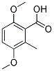 2,5-Dimethoxy-6-methylbenzoic acid 结构式