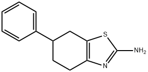 6-苯基-4,5,6,7-四氢-1,3-苯并噻唑-2-胺 结构式