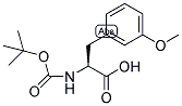 (S)- BOC-3-METHOXYPHENYLALANINE 结构式