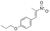 (4-N-PROPOXYPHENYL)-2-NITROPROPENE 结构式