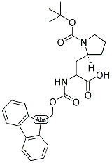 FMOC-D, L-ALA(3-PYRROLIDINYL-(2-N-BOC)) 结构式