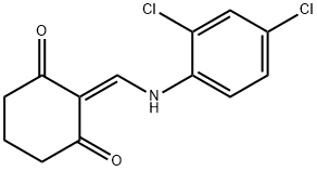 2-[(2,4-DICHLOROANILINO)METHYLENE]-1,3-CYCLOHEXANEDIONE 结构式