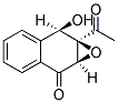 7A-ACETYL-7-HYDROXY-7,7A-DIHYDRONAPHTHO[2,3-B]OXIREN-2(1AH)-ONE 结构式