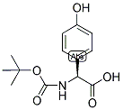 (S)-TERT-BUTOXYCARBONYLAMINO-(4-HYDROXY-PHENYL)-ACETIC ACID 结构式