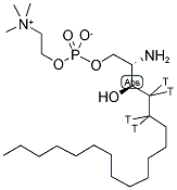 DIHYDROSPHINGOSINE PHOSPHOCHOLINE, [4,5-3H] 结构式