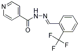 N'-(2-(TRIFLUOROMETHYL)BENZYLIDENE)ISONICOTINOHYDRAZIDE 结构式