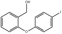 2-(4-碘苯氧基)苯基]甲醇 结构式