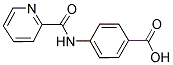 4-[(PYRIDIN-2-YLCARBONYL)AMINO]BENZOIC ACID 结构式