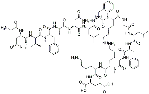 GLY-ASN-ILE-PHE-ALA-ASN-LEU-PHE-LYS-GLY-LEU-PHE-GLY-LYS-LYS-GLU 结构式