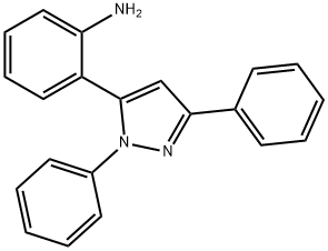2-(1,3-二苯基-1H-吡唑-5-基)苯胺 结构式
