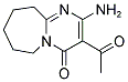3-ACETYL-2-AMINO-7,8,9,10-TETRAHYDROPYRIMIDO[1,2-A]AZEPIN-4(6H)-ONE 结构式