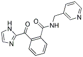 2-(1H-IMIDAZOL-2-YLCARBONYL)-N-(PYRIDIN-3-YLMETHYL)BENZAMIDE 结构式