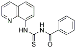 PHENYL-N-((8-QUINOLYLAMINO)THIOXOMETHYL)FORMAMIDE 结构式