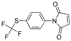 1-(4-TRIFLUOROMETHYLSULFANYL-PHENYL)-PYRROLE-2,5-DIONE 结构式
