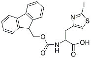 FMOC-D, L-ALA-3-[4-(2-IODO)THIAZOLE] 结构式