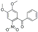 (4,5-DIMETHOXY-2-NITRO-PHENYL)-PHENYL-METHANONE 结构式