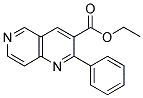 2-PHENYL-1,6-NAPHTHYRIDINE-3-CARBOXYLIC ACID, ETHYL ESTER 结构式
