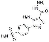 4-[5-AMINO-4-(HYDRAZINOCARBONYL)-1H-1,2,3-TRIAZOL-1-YL]BENZENESULFONAMIDE 结构式