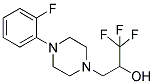 1,1,1-TRIFLUORO-3-[4-(2-FLUOROPHENYL)PIPERAZINO]-2-PROPANOL 结构式