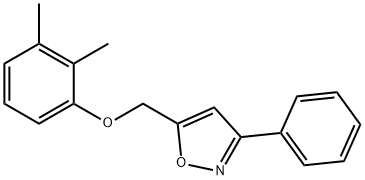 2,3-DIMETHYLPHENYL (3-PHENYL-5-ISOXAZOLYL)METHYL ETHER 结构式