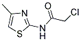 2-CHLORO-N-(4-METHYL-THIAZOL-2-YL)-ACETAMIDE 结构式