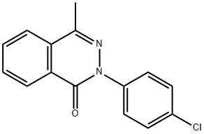 2-(4-氯苯基)-4-甲基酞嗪-1(2H)-酮 结构式