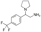 2-(吡咯烷-1-基)-2-(4-(三氟甲基)苯基)乙-1-胺 结构式
