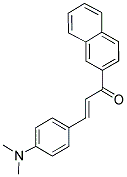 3-[4-(DIMETHYLAMINO)PHENYL]-1-(2-NAPHTHYL)PROP-2-EN-1-ONE 结构式